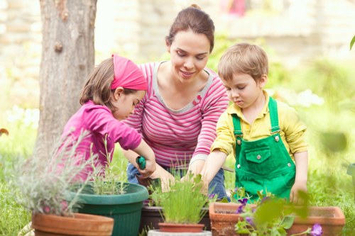 Routine garden maintenance for a Fortis Green home